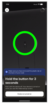 Hold button instruction